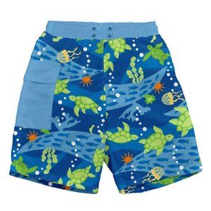 Pocket trunk w/bult in swim diaper